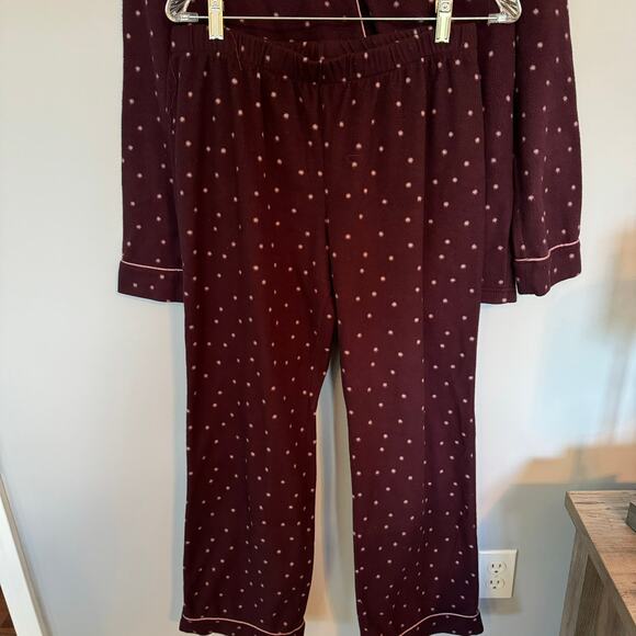 Gilligan & O'Malley Sleepwear Pajama Set Women's Size Large Lounge Wear - Picture 2 of 10